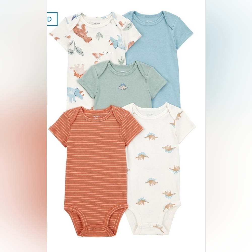 Carter's Vibrant Blue and Orange Tees for Everyday Comfort